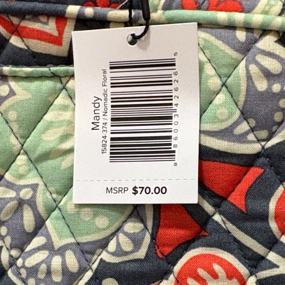 Vera Bradley Multicolor Floral Tote - Picture 2 of 3